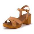 Cellorra Soft Wood Wedge Mules