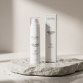 Cellorra Dark Spot Corrector Cream on wet stone pedestal