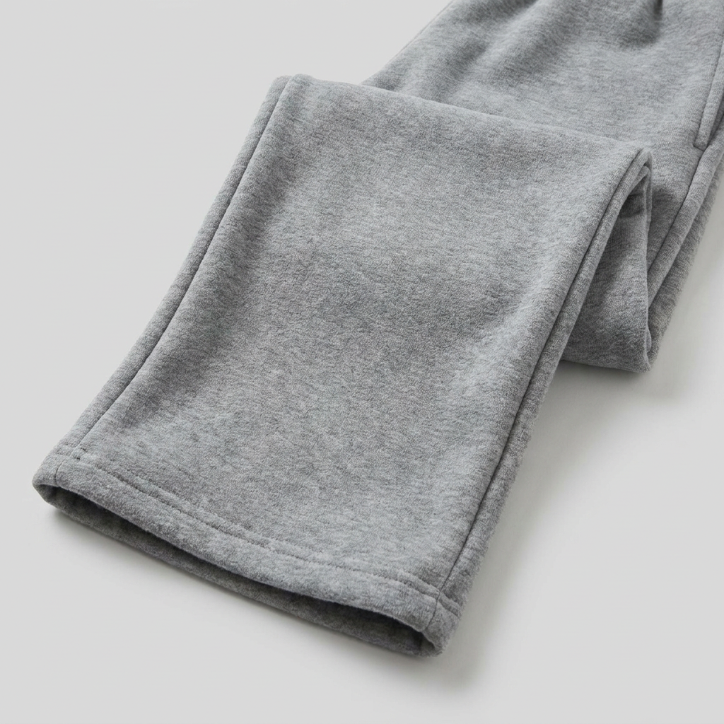 Ultra-Soft Wide-Leg Sweatpants fabric detail