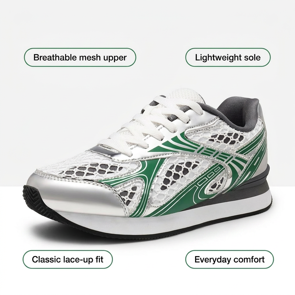 Lace-Up Low Top Sneakers benefit highlights