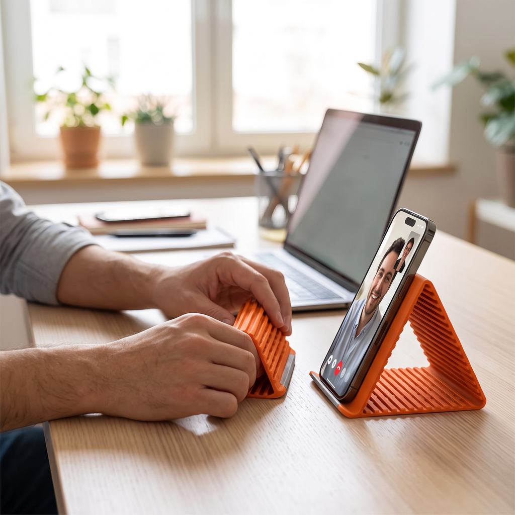 Bendable Phone & Tablet Stand desk use