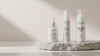 Cellorra hero video — product lineup on wet stone with water ripples